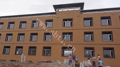 真石漆施工案例_沈陽遼河開發(fā)區(qū)施工后實(shí)景圖