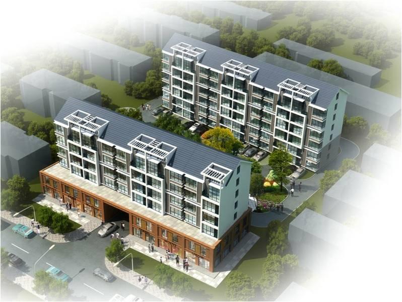 唐山萬(wàn)象新城小區(qū)1萬(wàn)5千平方米防凍質(zhì)感涂料工程